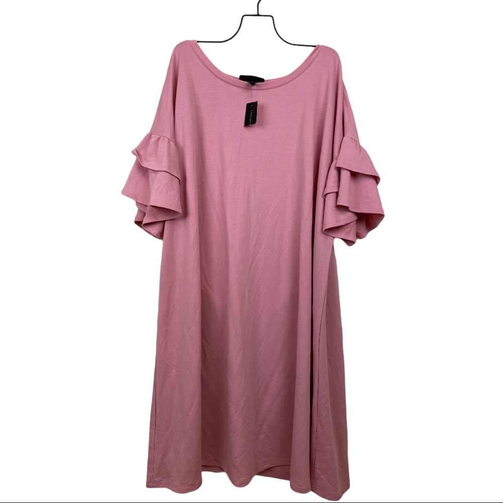 Lane Bryant Ruffle TShirt Dress